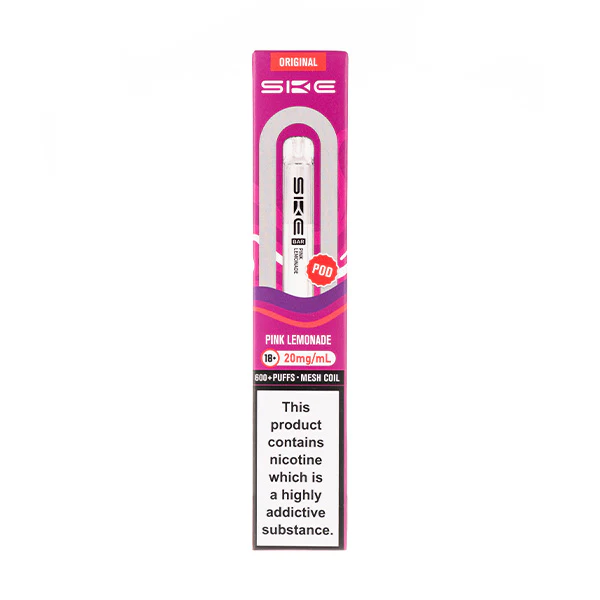Pink lemonade Crystal Bar 600 Prefilled Pod by SKE
