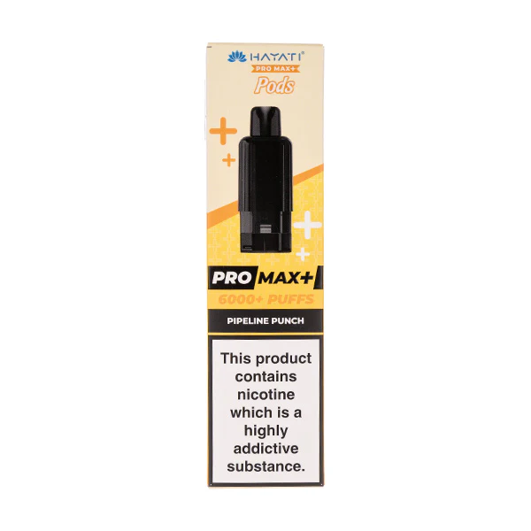 Pipeline Punch Pro Max Plus Prefilled Pod + Refill by Hayati