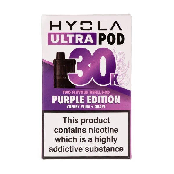 Purple Edition Ultra 30k Prefilled Pods by Hyola