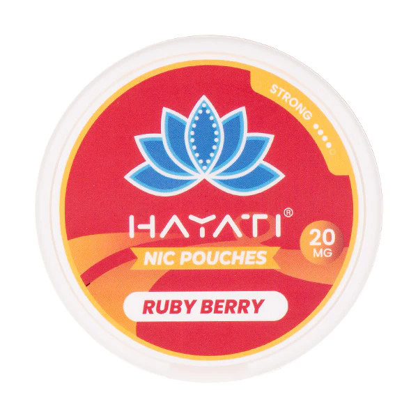 Ruby Berry Nicotine Pouches by Hayati