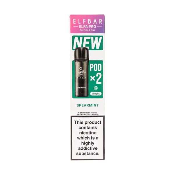 Spearmint Elfa Pro V2 Prefilled Pods by Elf Bar