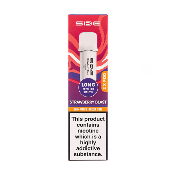 Strawberry Blast Crystal 600 Pro Prefilled Pods by SKE - Image 2