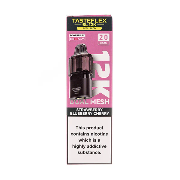 Strawberry Blueberry Cherry Tasteflex SL 12K Prefilled Pod + Refill by OXVA