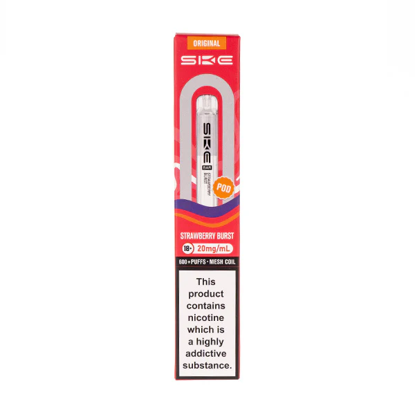 Strawberry Burst Crystal Bar 600 Prefilled Pod by SKE