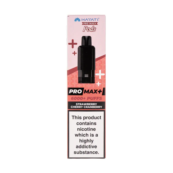 Strawberry Cherry Cranberry Pro Max Plus Prefilled Pod + Refill by Hayati