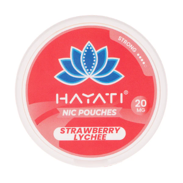 Strawberry Lychee Nicotine Pouches by Hayati