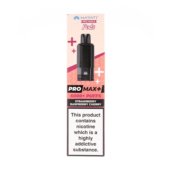 Strawberry Raspberry Cherry Pro Max Plus Prefilled Pod + Refill by Hayati