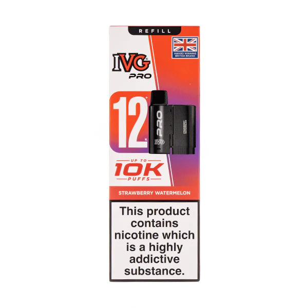 Strawberry Watermelon Pro 12 Prefilled Pod + Refill by IVG