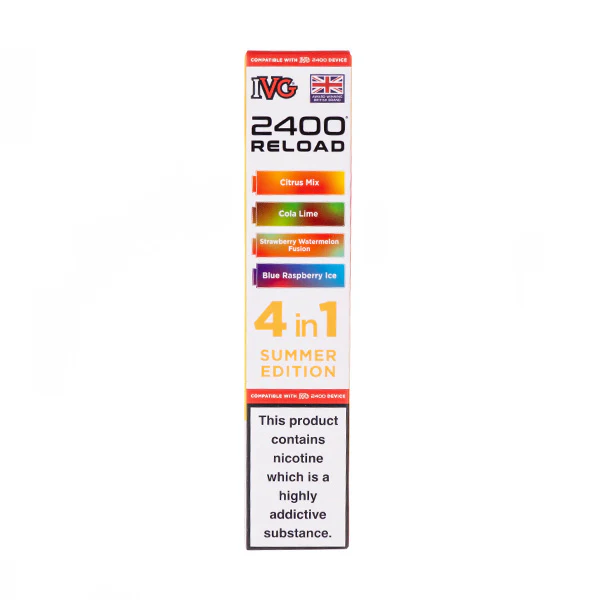 Summer Edition IVG 2400 Reload Replacement Pods - 4 Pack
