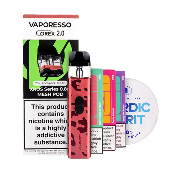 Vaporesso XROS 4 Mini Vape Kit & Nicotine Pouch Bundle - Image 2