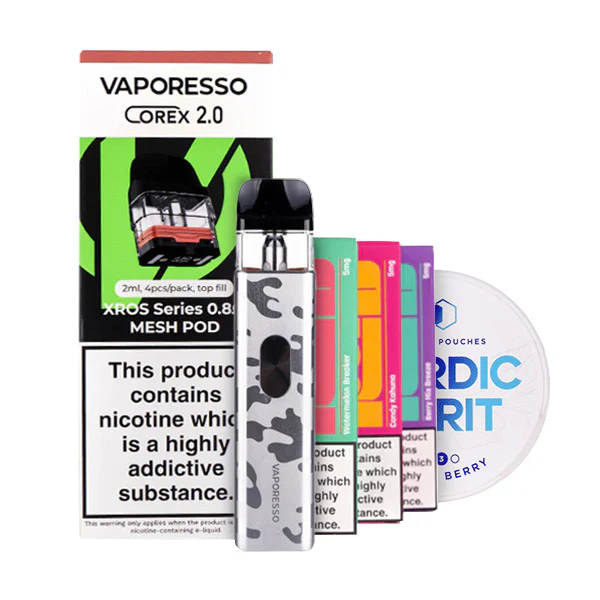 Vaporesso XROS 4 Mini Vape Kit & Nicotine Pouch Bundle - Image 3