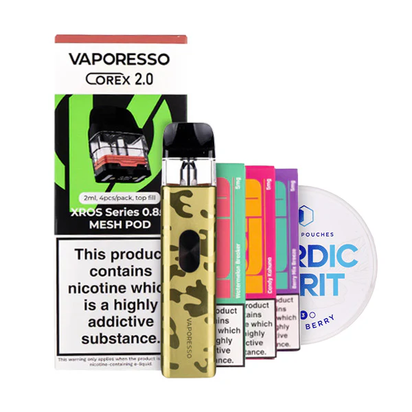 Vaporesso XROS 4 Mini Vape Kit & Nicotine Pouch Bundle - Image 4