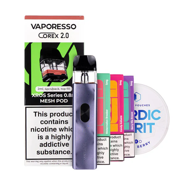 Vaporesso XROS 4 Mini Vape Kit & Nicotine Pouch Bundle - Image 9