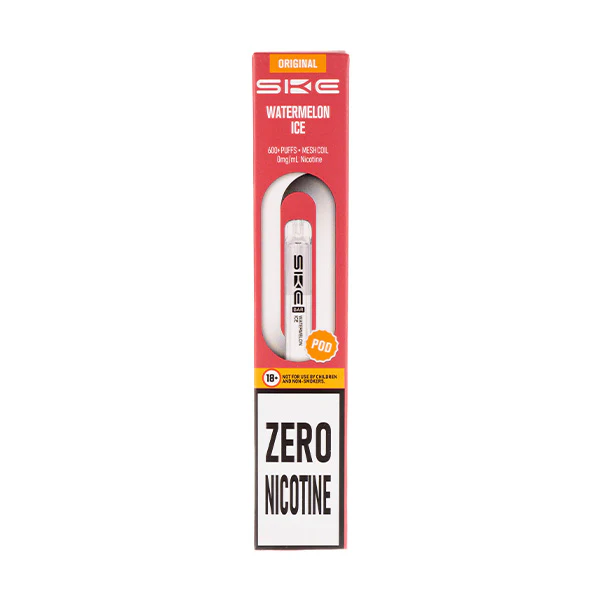 Watermelon Ice Crystal Bar 600 Zero Nicotine Prefilled Pods by SKE